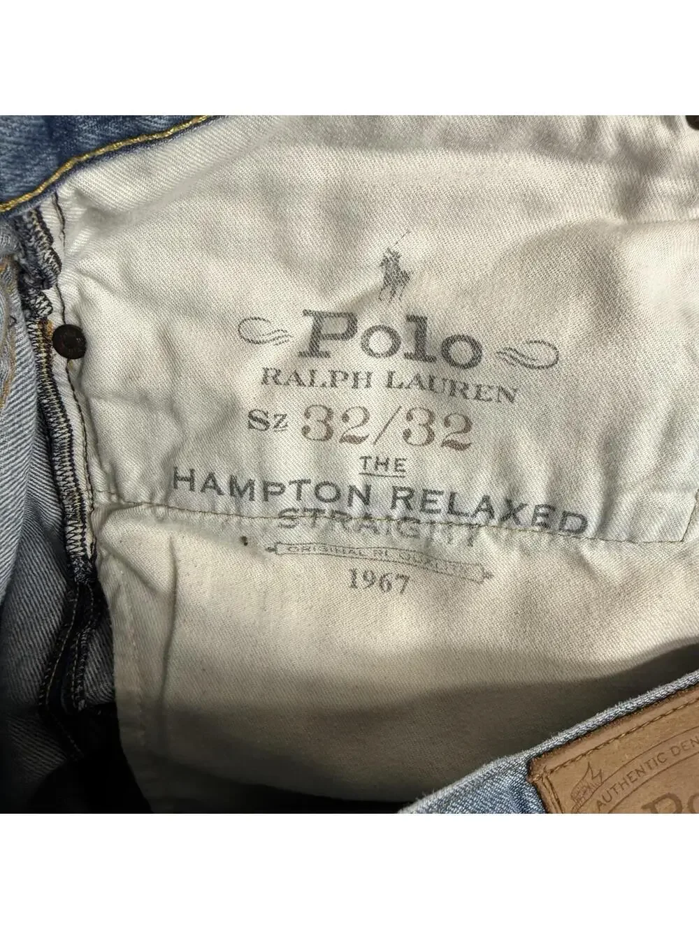 Ralph Lauren distressing back